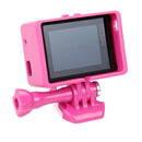 TMC BacPac Frame Mount Housing Case for GoPro HERO4 /3+ /3(Magenta)