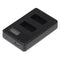 v LCD Screen Dual Batteries Charger for GoPro HERO3+ /3 (AHDBT-301, AHDBT-302), Displays Charging Capacity
