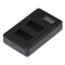 v LCD Screen Dual Batteries Charger for GoPro HERO3+ /3 (AHDBT-301, AHDBT-302), Displays Charging Capacity