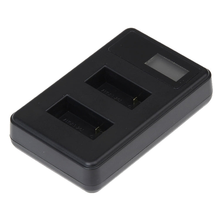v LCD Screen Dual Batteries Charger for GoPro HERO3+ /3 (AHDBT-301, AHDBT-302), Displays Charging Capacity