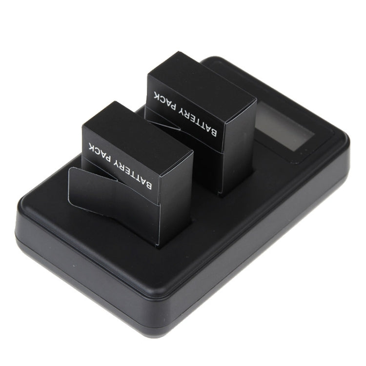 v LCD Screen Dual Batteries Charger for GoPro HERO3+ /3 (AHDBT-301, AHDBT-302), Displays Charging Capacity
