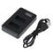 v LCD Screen Dual Batteries Charger for GoPro HERO3+ /3 (AHDBT-301, AHDBT-302), Displays Charging Capacity