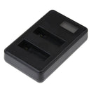 LCD Screen Dual Batteries Charger for GoPro HERO4 (AHDBT-401), Displays Charging Capacity (GP258-C)