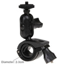 360 Degrees Rotation Bicycle Motorcycle Holder Handlebar Mount with Screw & Tripod Adapter for PULUZ Action Sports Cameras Jaws Flex Clamp Mount for GoPro HERO10 Black / HERO9 Black / HERO8 Black /7 / ... , DJI Osmo Action, Xiaoyi and Other Action Cameras