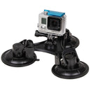 XM70-B Triangle Direction Suction Cup Mount with Hexagonal Screwdriver for GoPro HERO10 Black / HERO9 Black /HERO8 Black /7 /6/ 5 /5 Session /4 /3+ /3 /2 /1, Xiaoyi and Other Action Cameras(Black)