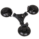 XM70-B Triangle Direction Suction Cup Mount with Hexagonal Screwdriver for GoPro HERO10 Black / HERO9 Black /HERO8 Black /7 /6/ 5 /5 Session /4 /3+ /3 /2 /1, Xiaoyi and Other Action Cameras(Black)