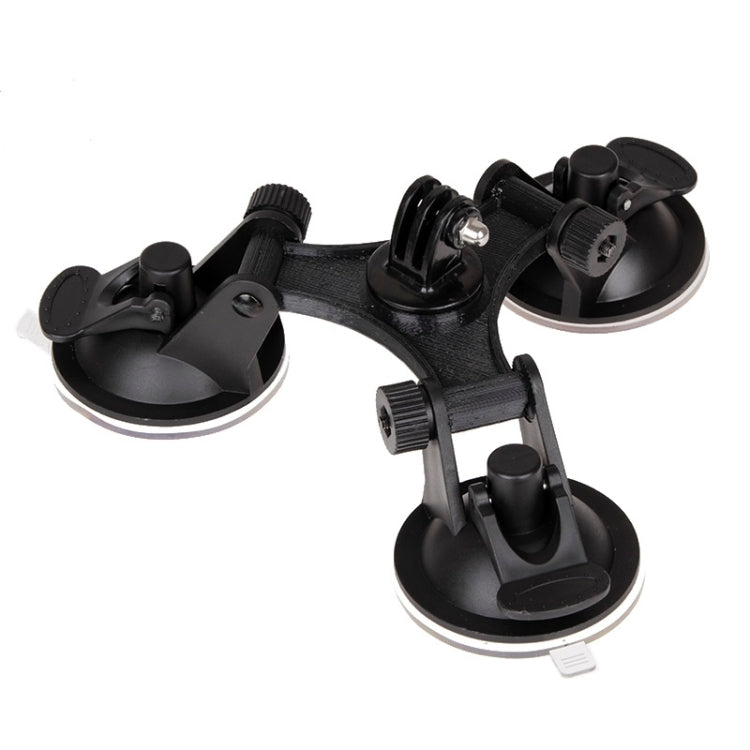 Triangle Direction Suction Cup Mount with Hexagonal Screwdriver for GoPro HERO10 Black / HERO9 Black /HERO8 Black /7 /6/ 5 /5 Session /4 /3+ /3 /2 /1, Xiaoyi and Other Action Cameras(XM70-A)