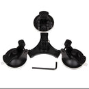 Triangle Direction Suction Cup Mount with Hexagonal Screwdriver for GoPro HERO10 Black / HERO9 Black /HERO8 Black /7 /6/ 5 /5 Session /4 /3+ /3 /2 /1, Xiaoyi and Other Action Cameras(XM70-A)