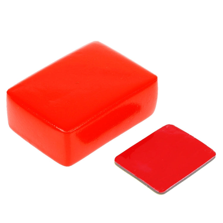Backdoor Floaty Sponge with Sticker for GoPro HERO10 Black / HERO9 Black / HERO8 Black / HERO7 /6 /5 /4 /3+ /3 /2 /1, Insta360 ONE R, DJI Osmo Action and Other Action Cameras(Red)