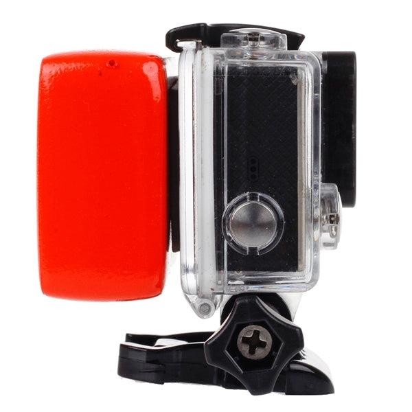 Backdoor Floaty Sponge with Sticker for GoPro HERO10 Black / HERO9 Black / HERO8 Black / HERO7 /6 /5 /4 /3+ /3 /2 /1, Insta360 ONE R, DJI Osmo Action and Other Action Cameras(Red)