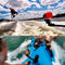 Backdoor Floaty Sponge with Sticker for GoPro HERO10 Black / HERO9 Black / HERO8 Black / HERO7 /6 /5 /4 /3+ /3 /2 /1, Insta360 ONE R, DJI Osmo Action and Other Action Cameras(Red)
