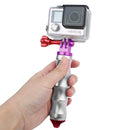TMC HR295 Module Aluminum Grip for GoPro HERO9 Black / HERO8 Black / HERO7 /6 /5 /5 Session /4 Session /4 /3+ /3 /2 /1, Insta360 ONE R, DJI Osmo Action and Other Action Camera(Silver)