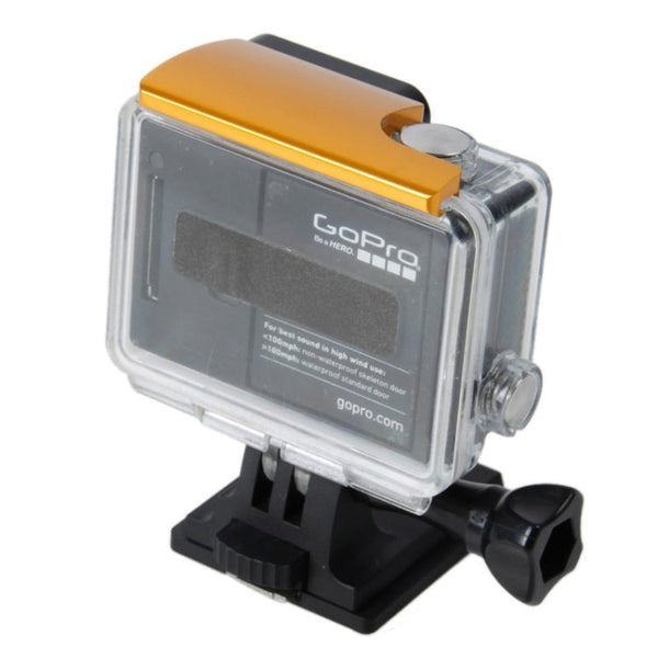 TMC CNC Aluminum Back Door Clip for GoPro HERO4 /3+(Gold)
