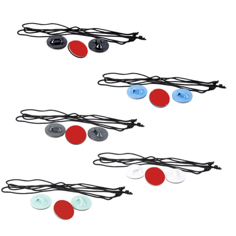 TMC HR159 Camera Tethers Set for GoPro HERO10 Black / HERO9 Black / HERO8 Black / HERO7 /6 /5 /5 Session /4 Session /4 /3+ /3 /2 /1, Insta360 ONE R, DJI Osmo Action and Other Action Cameras(White)