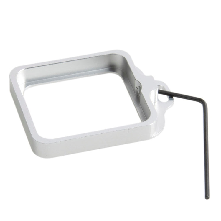 Aluminum Lanyard Ring Lens Mount with Screw Driver for GoPro HERO4 / 3+(Silver)