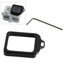 Aluminum Lanyard Ring Lens Mount with Screw Driver for GoPro HERO4 / 3+(Black)