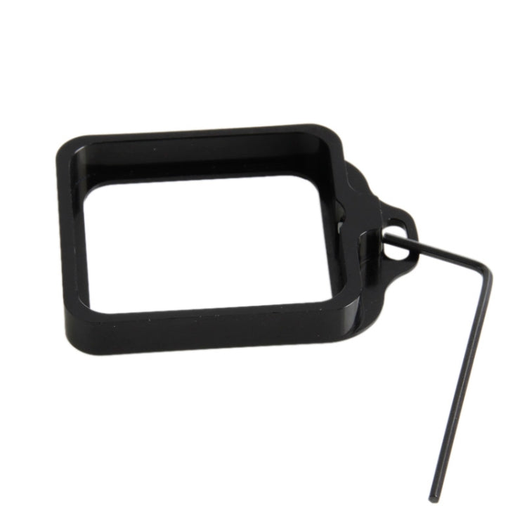 Aluminum Lanyard Ring Lens Mount with Screw Driver for GoPro HERO4 / 3+(Black)