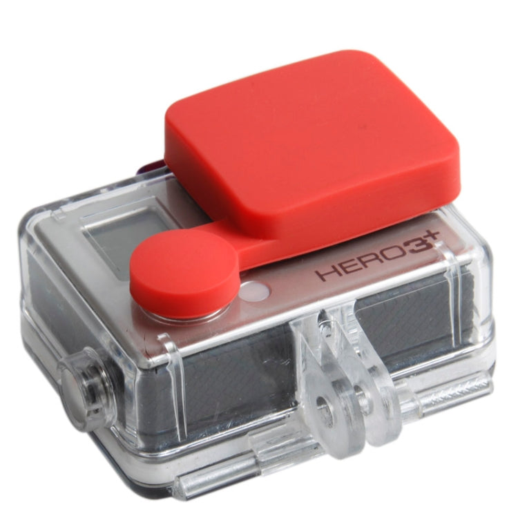 TMC Bare Body Lens Cap + Housing Lens Cap for GoPro HERO4 /3+(Red)