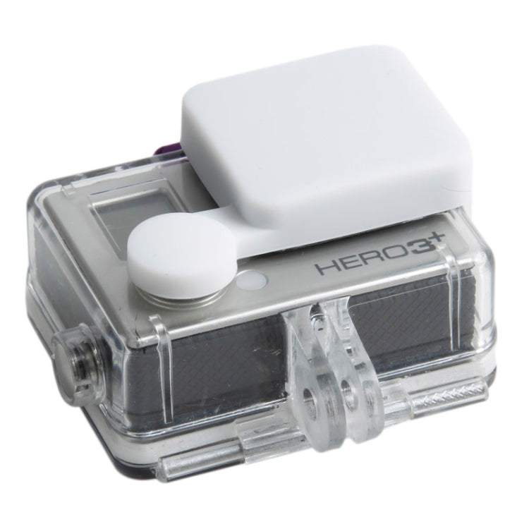TMC Bare Body Lens Cap + Housing Lens Cap for GoPro HERO4 /3+(White)