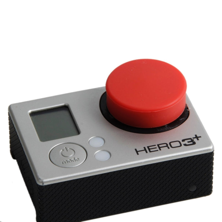 TMC Round Silicone Len Cap for GoPro HERO4 /3+(Red)