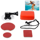 TMC Board Mount Surf Snowboard Wakeboard Set for GoPro HERO10 Black / HERO9 Black / HERO8 Black / HERO7 /6 /5 /5 Session /4 Session /4 /3+ /3 /2 /1, Insta360 ONE R, DJI Osmo Action and Other Action Cameras(White)