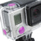 3 PCS TMC Aluminum Anodized Color Button Set for GoPro Hero 3+(Magenta)