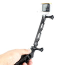 TMC HR167 Grip + Extender Set for GoPro HERO9 Black / HERO8 Black / HERO7 /6 /5 /5 Session /4 Session /4 /3+ /3 /2 /1, Insta360 ONE R, DJI Osmo Action and Other Action Cameras(Black)