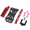 TMC HR167 Grip + Extender Set for GoPro HERO9 Black / HERO8 Black / HERO7 /6 /5 /5 Session /4 Session /4 /3+ /3 /2 /1, Insta360 ONE R, DJI Osmo Action and Other Action Cameras(Red)