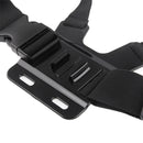 ST-145 4 in 1 Chest Strap (Type B) + Head Strap (Type B) + J-shaped Bracket + Thumb Screw for GoPro HERO10 Black / HERO9 Black / HERO8 Black / NEW HERO / HERO7 /6/ 5 /5 Session /4 /3+ /3 /2 /1(Black)