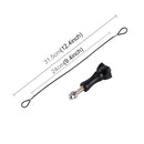 Stainless Steel Lanyard / Tether with Screw for GoPro HERO10 Black / HERO9 Black /HERO8 Black /7 /6/ 5 /5 Session /4 /3+ /3 /2 /1(Black)