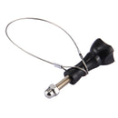 Stainless Steel Lanyard / Tether with Screw for GoPro HERO10 Black / HERO9 Black /HERO8 Black /7 /6/ 5 /5 Session /4 /3+ /3 /2 /1(Silver)