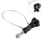 Stainless Steel Lanyard / Tether with Screw for GoPro HERO10 Black / HERO9 Black /HERO8 Black /7 /6/ 5 /5 Session /4 /3+ /3 /2 /1(Silver)