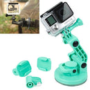 TMC Car Suction Cup Mount + Tripod Adapter + Handle Screw for GoPro HERO10 Black / HERO9 Black / HERO8 Black /7 /6 /5 /5 Session /4 Session /4 /3+ /3 /2 /1, DJI Osmo Action, Xiaoyi and Other Action Cameras(Green)