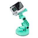 TMC Car Suction Cup Mount + Tripod Adapter + Handle Screw for GoPro HERO10 Black / HERO9 Black / HERO8 Black /7 /6 /5 /5 Session /4 Session /4 /3+ /3 /2 /1, DJI Osmo Action, Xiaoyi and Other Action Cameras(Green)
