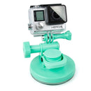 TMC Car Suction Cup Mount + Tripod Adapter + Handle Screw for GoPro HERO10 Black / HERO9 Black / HERO8 Black /7 /6 /5 /5 Session /4 Session /4 /3+ /3 /2 /1, DJI Osmo Action, Xiaoyi and Other Action Cameras(Green)