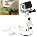 TMC Car Suction Cup Mount + Tripod Adapter + Handle Screw for GoPro HERO10 Black / HERO9 Black / HERO8 Black /7 /6 /5 /5 Session /4 Session /4 /3+ /3 /2 /1, DJI Osmo Action, Xiaoyi and Other Action Cameras(White)