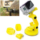 TMC Car Suction Cup Mount + Tripod Adapter + Handle Screw for GoPro HERO10 Black / HERO9 Black / HERO8 Black /7 /6 /5 /5 Session /4 Session /4 /3+ /3 /2 /1, DJI Osmo Action, Xiaoyi and Other Action Cameras(Yellow)