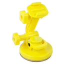TMC Car Suction Cup Mount + Tripod Adapter + Handle Screw for GoPro HERO10 Black / HERO9 Black / HERO8 Black /7 /6 /5 /5 Session /4 Session /4 /3+ /3 /2 /1, DJI Osmo Action, Xiaoyi and Other Action Cameras(Yellow)