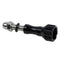 TMC Aluminum Thumb Knob Stainless Bolt Screw for GoPro HERO10 Black / HERO9 Black / HERO8 Black / HERO7 /6 /5 /5 Session /4 Session /4 /3+ /3 /2 /1 and Other Action Cameras, Length: 5.8cm(Black)