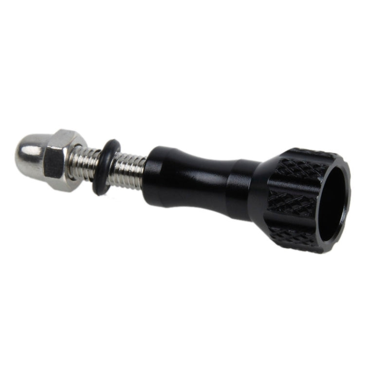 TMC Aluminum Thumb Knob Stainless Bolt Screw for GoPro HERO10 Black / HERO9 Black / HERO8 Black / HERO7 /6 /5 /5 Session /4 Session /4 /3+ /3 /2 /1 and Other Action Cameras, Length: 5.8cm(Black)