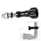 TMC Aluminum Thumb Knob Stainless Bolt Screw for GoPro HERO10 Black / HERO9 Black / HERO8 Black / HERO7 /6 /5 /5 Session /4 Session /4 /3+ /3 /2 /1 and Other Action Cameras, Length: 5.8cm(Black)