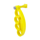 TMC HR239 Knuckles Fingers Grip with Thumb Screw for GoPro HERO9 Black / HERO8 Black / HERO7 /6 /5 /5 Session /4 Session /4 /3+ /3 /2 /1, Insta360 ONE R, DJI Osmo Action and Other Action Cameras(Yellow)