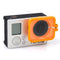 TMC Lens Anti-exposure Protective Hood for GoPro HERO4 /3+(Orange)