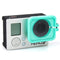 TMC Lens Anti-exposure Protective Hood for GoPro HERO4 /3+(Green)