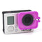 TMC Lens Anti-exposure Protective Hood for GoPro HERO4 /3+(Purple)