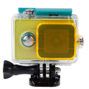 Snap-on Dive Filter Housing for Xiaomi Xiaoyi Sport Camera(Yellow)