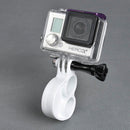 TMC HR273 Gen2 Fingers Grip with Thumb Screw for GoPro HERO9 Black / HERO8 Black / HERO7 /6 /5 /5 Session /4 Session /4 /3+ /3 /2 /1, Insta360 ONE R, DJI Osmo Action and Other Action Cameras(White)