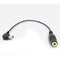 Elbow 10 Pin Mini USB to 3.5mm Mic Adapter Cable for GoPro HERO4 /3+ /3, Length: 16.5cm