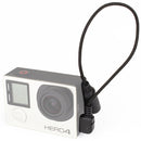 Elbow 10 Pin Mini USB to 3.5mm Mic Adapter Cable for GoPro HERO4 /3+ /3, Length: 16.5cm