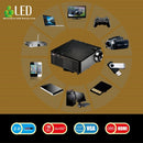 H80 Mini 80 lumens 640 x 480 HD Multimedia LED Projector(Black)